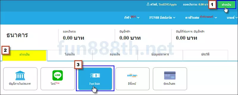 Fun88-Fast Baht